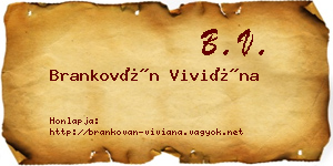 Brankován Viviána névjegykártya